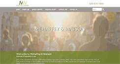 Desktop Screenshot of mehaffeyandwatson.com